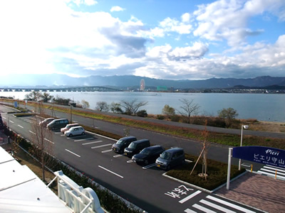 ピエリからの景色　琵琶湖